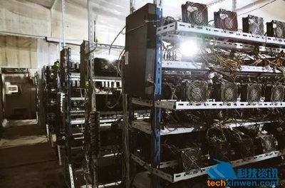 Modern mining farm featuring rows of efficient Bitcoin ASIC miners