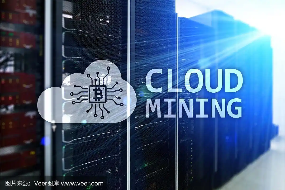 State-of-the-art mining farm facility with racks full of mining rigs